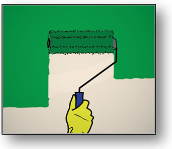 Imagem Para melhor acabamento, retire todo o pó